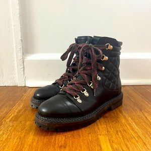 Chanel combat boots